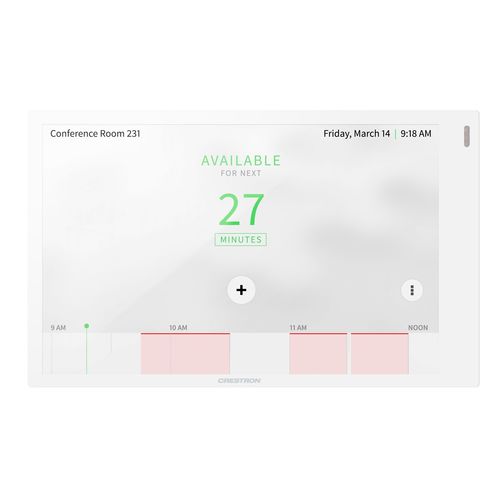 Touch screen per sistema domotico - TSW-770-W-S - CRESTRON - a muro / con display digitale / personalizzabile