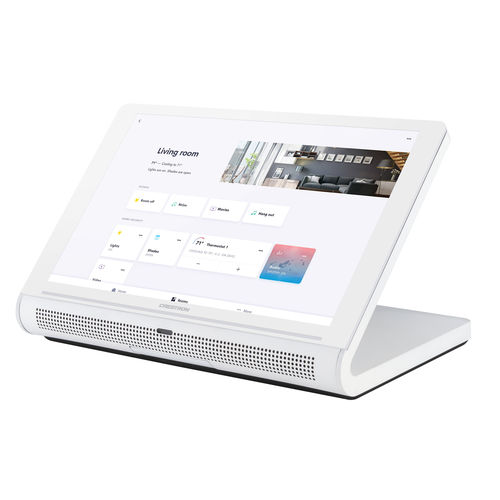 Touch screen per sistema domotico - TS-770R-W - CRESTRON - da bancone / wireless / con display digitale