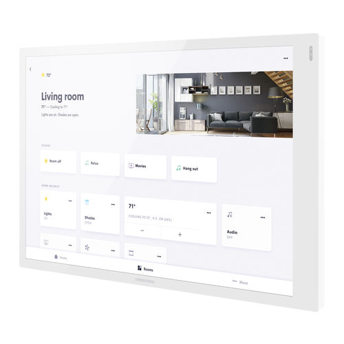 Touch screen per sistema domotico - TSW-1070R-W - CRESTRON - a muro / wireless / con display digitale