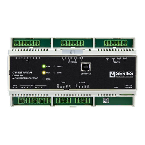 Unità di controllo su guida DIN - DIN-AP4 - CRESTRON - contract