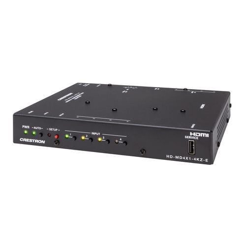 Sistema domotico per impianto stereo - HD-MD4X1-4KZ-E - CRESTRON - per video / per comunicazioni / da interno