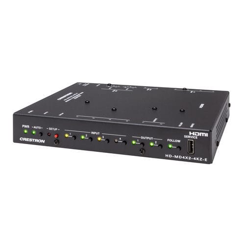 Sistema domotico per impianto stereo - HD-MD4X2-4KZ-E - CRESTRON - per video / per comunicazioni / da interno