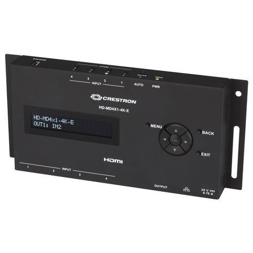Sistema domotico per impianto stereo - HD-MD4X1-4K-E - CRESTRON - per video / per comunicazioni / da interno