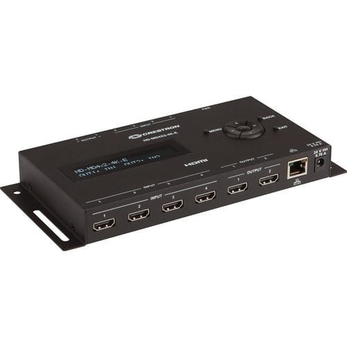 Sistema domotico per impianto stereo - HD-MD4X2-4K-E - CRESTRON - per video / per comunicazioni / da interno