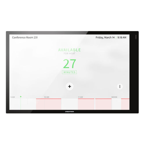 Touch screen per sistema domotico - TSW-1070-B-S - CRESTRON - a muro / personalizzabile / con display digitale