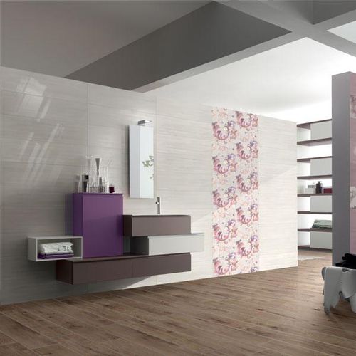 Piastrella in gres porcellanato - BON CHIC - Dado Ceramica - a rilievo / da bagno / da parete