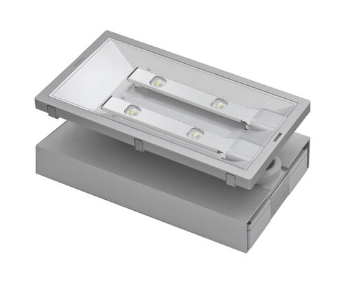 Illuminazione di emergenza sporgente - ZENIT LD - Daisalux - rettangolare / LED / in alluminio