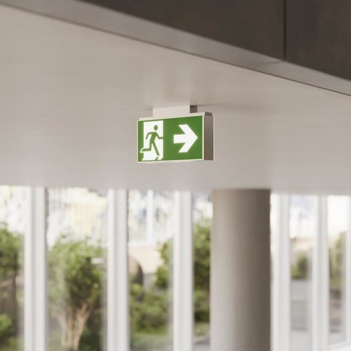 Illuminazione di emergenza a muro - LISU - Daisalux - rettangolare / LED / in policarbonato