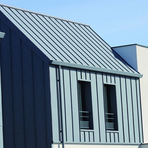 Rivestimento di facciata a doghe - Linéa 310 - DAL'ALU - in alluminio / verticale / 100% riciclabile