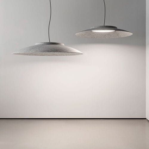 Lampada a sospensione - ZOOVER  - DELTA LIGHT - in feltro / contemporanea / con cavo