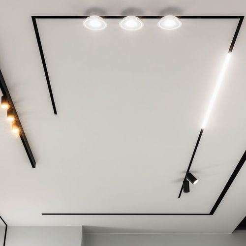 Faretti a binario LED - SHIFTLINE - DELTA LIGHT - tondo / in metallo / contract