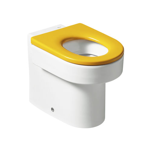 WC da appoggio - HAPPENING - ROCA - in porcellana / con cassetta ad incasso / per bambini