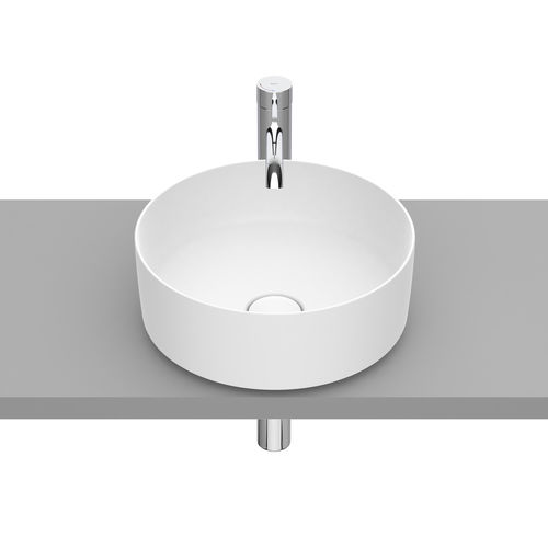 Lavabo da appoggio - INSPIRA ROUND  - ROCA - in porcellana / rotondo / contemporaneo