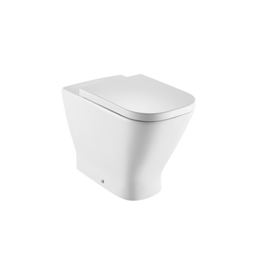 WC da appoggio - THE GAP - ROCA - in porcellana / con cassetta ad incasso / senza brida