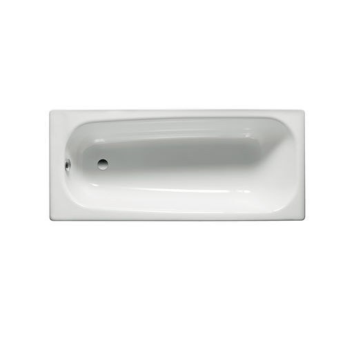 Vasca da bagno da incasso - CONTESA - ROCA - in acciaio / bianca