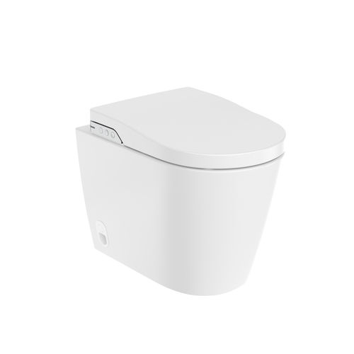 WC intelligente - INSPIRA IN-WASH&reg; - ROCA - filomuro / in porcellana / ovale