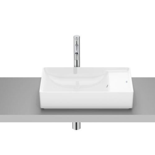 Lavabo da appoggio - ONA - ROCA - in porcellana / rettangolare / 1 foro