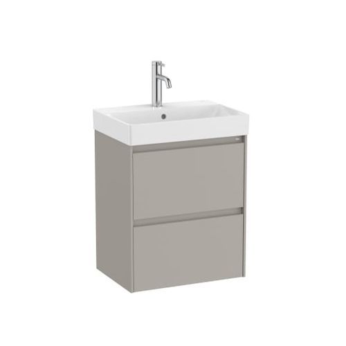 Mobile lavabo sospeso - ONA - ROCA - in agglomerato / contemporaneo / senza ante