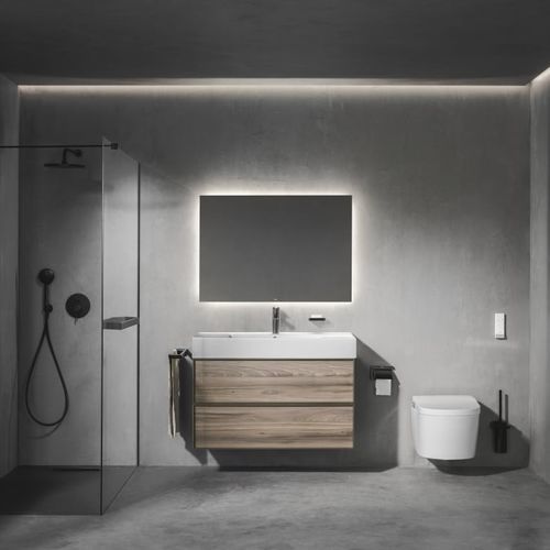 Mobile lavabo sospeso - INSPIRA - ROCA - in agglomerato / contemporaneo / senza ante