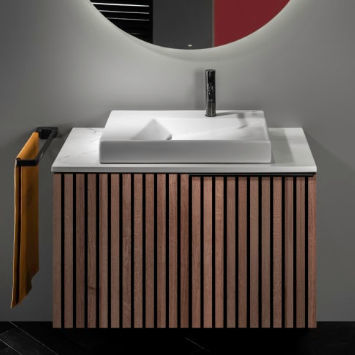 Mobile lavabo sospeso - HORIZON - ROCA - in MDF / contemporaneo / senza ante