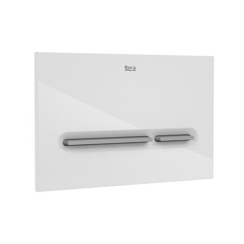 Placca di scarico doppia - PL5 DUAL (ONE) - ROCA - contract / per uso residenziale