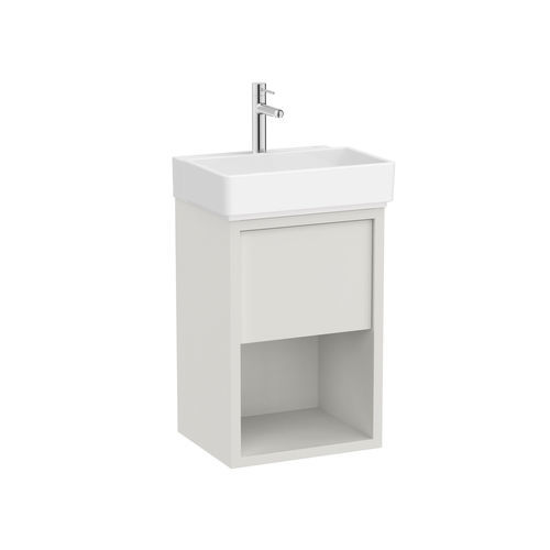 Mobile lavabo sospeso - TURA - ROCA - in MDF / contemporaneo / senza ante