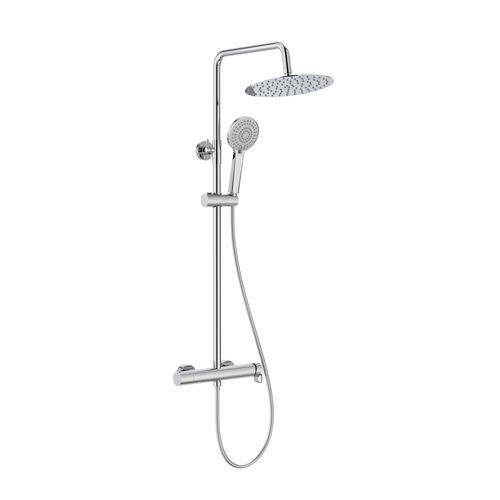 Colonna doccia da parete - VEGA PLUS - ROCA - contemporanea / con doccia a mano / con rotaia