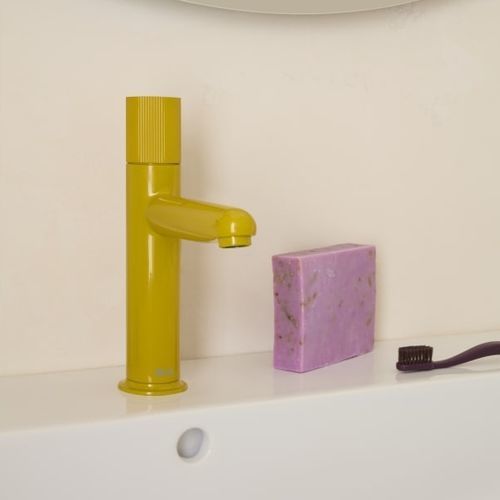 Miscelatore per lavabo - NU - ROCA - da appoggio / in metallo cromato / da bagno