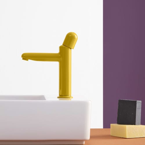 Miscelatore per lavabo - NU - ROCA - da appoggio / in metallo cromato / da bagno
