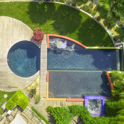 Piscina su misura - ANGULAIRE - Diffazur Piscines - da esterno / da interno / interrata