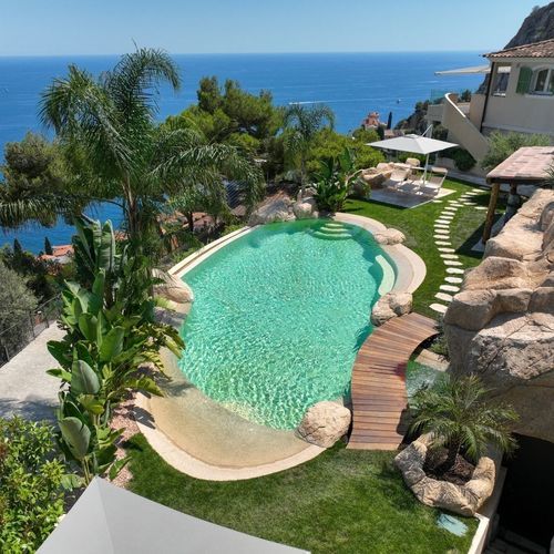 Piscina a straripamento - LUXE - Diffazur Piscines - su misura / da esterno / da interno