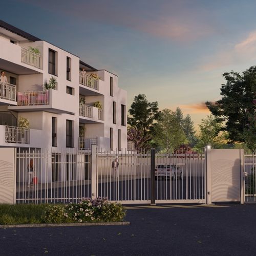 Cancello battente - ALLIX® - DIRICKX - pivotante / in metallo / a sbarre