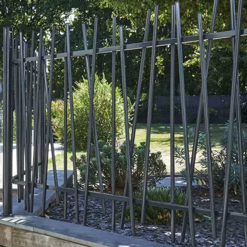 Recinzione a sbarre - ELIXIR® - DIRICKX - residenziale / in acciaio galvanizzato / dritta