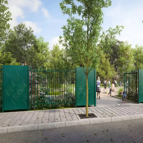 Recinzione a sbarre - EXALT® NATURA - DIRICKX - residenziale / per spazio pubblico / in acciaio galvanizzato