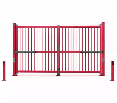 Cancello idraulico - ALLIX® - DIRICKX - battente / pivotante / in metallo