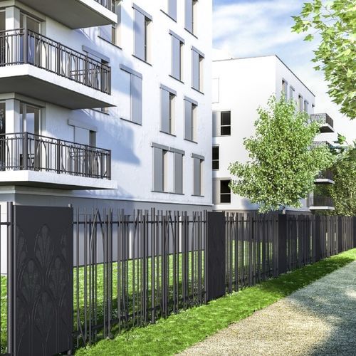 Ringhiera in acciaio galvanizzato - EXALT® - DIRICKX - a sbarre / da esterno / per spazi pubblici