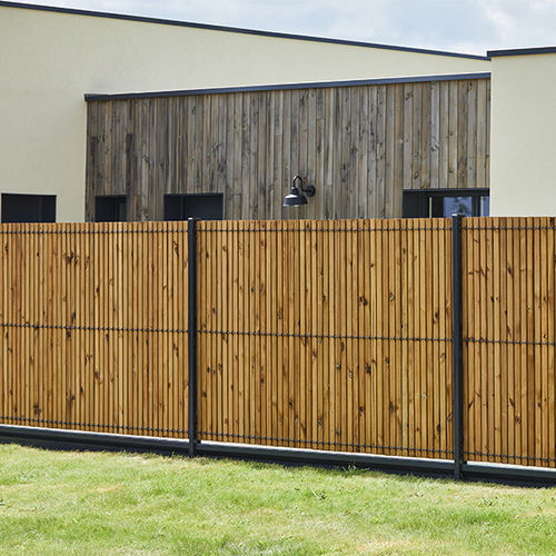 Recinzione a lamelle - LIXO&reg; WOOD 22 MM - DIRICKX - residenziale / in pino / dritta