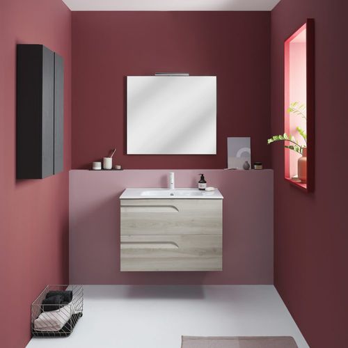 Mobile lavabo sospeso - VITALE - ROYO GROUP - da appoggio / in legno / contemporaneo