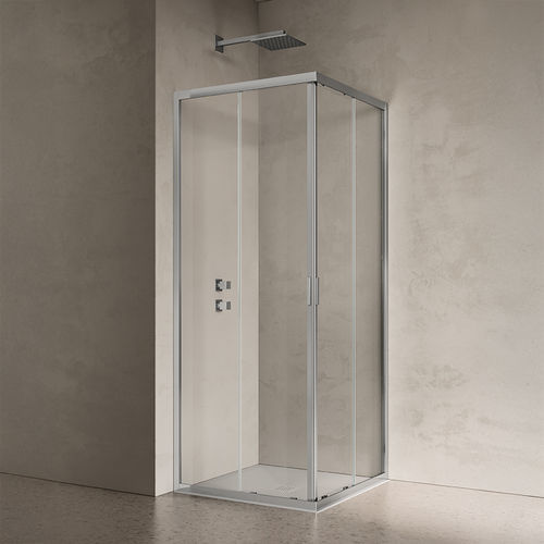 Parete doccia scorrevole - COMPLETE SLIDING DOOR CORNER B6412 - SAMO - d'angolo / d'angolo / reversibile