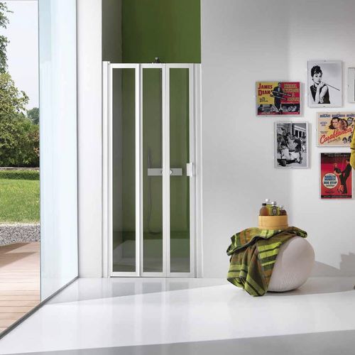 Parete doccia a libro - B3512 - SAMO - a nicchia / in vetro temprato / vetro trasparente