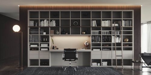 Parete attrezzata per soggiorno contemporanea - METROPOLIS - Tisettanta - in legno laccato / per TV / con cassetti