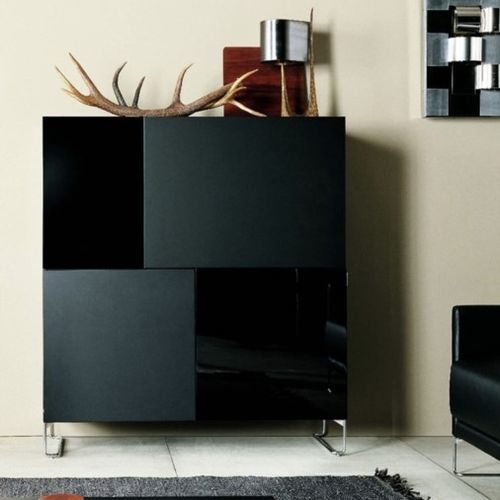 Credenza alta - LISBOA - Tisettanta - contemporanea / in legno / in metallo