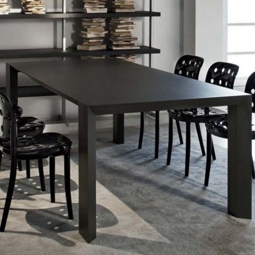 Tavolo contemporaneo - ULISSE - Tisettanta - in legno / con supporto in legno / rettangolare