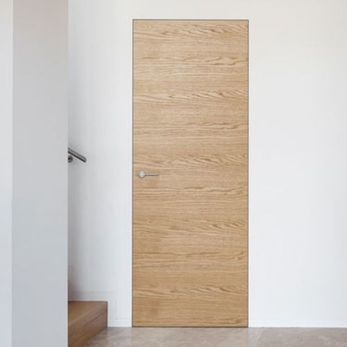 Rivestimento per porta impiallacciato in legno - ECLISSE - su misura