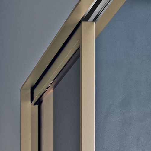 Profilato per porte in legno - MIMESI - ECLISSE - in alluminio / in vetro / in gesso