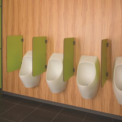 Orinatoio in ceramica - URIMAT - SANITEC - PAREO - da parete / senz'acqua / per bagno pubblico