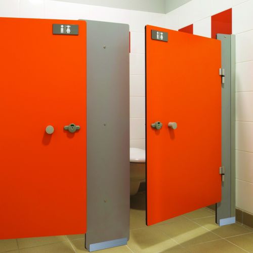 Parete fissa - SANITEC - PAREO - in laminato / professionale / regolabile
