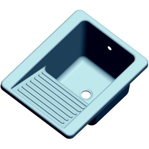 Lavabo per lavanderia da appoggio - SANILINGE - SANITEC - PAREO - in fibra di vetro / in resina