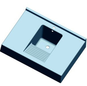 Lavabo per lavanderia da incasso - SANILINGE - SANITEC - PAREO - in fibra di vetro / in resina