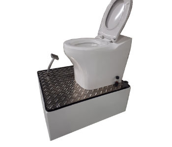 WC da appoggio - ANGLAISE 1200 - SANITEC - PAREO - in ceramica / in resina / contract